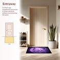 thumbnail image 3 of ODIKA 4'x6' Machine Washable Non-Slip Area Rug, Midnight Flight Ethereal Bat High Traffic Rug, Purple, 197197, 3 of 7