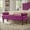 Violet, variant on Velvet Long Bed Bench - Upholstered Tufted Button with Solid Wood Frame - for Bedroom, Living Room, or Entryway