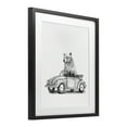 thumbnail image 3 of Stupell Industries Bear in Vintage Vehicle Black Framed Print Under Glass design by Rachel Nieman, 16 x 13, 3 of 10
