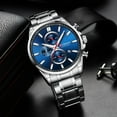 thumbnail image 3 of CURREN Men‘s Watch Causal Sport Watches Top Luxury Brand Blue Full Steel Quartz Wristwatch Chronograph Military Male Clock, 3 of 7