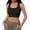 X2 Black, variant on Ticikt Sports Bras for Women, High Support Sport Bra Workout Built in Bra Scoop Neck U Back Yoga Sports Bra,Color:White