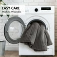 thumbnail image 6 of Cotton Bedding Set, 3PCS Full/Queen Waffle Washed Comforter Set, Charcoal Comforter Set,Cotton Bed In A Bag, Household Supplies & Décor Bedding Bedding Sets 3PCS Full/Queen Waffle Washed Comforter Se, 6 of 21