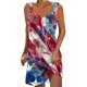 thumbnail image 1 of Vestido de Verano para Mujeres, Moda Color Sólido Bolsillo sin Mangas Vestido Casual Cuello en V Hecho de Poliéster Ligero para Primavera Verano, Vestido de Verano Casual, 1 of 5