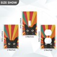 thumbnail image 7 of Yayeee Duplex Wall Plate 1-Gang 4.5"x2.7" Home Receptacle Light Switch Decorative Outlet Cover, Black Cat, 7 of 7
