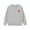 Gray, variant on Lopecy-Sta Toddler Kids Heart Print Knit Sweater, 12 Months-7 Years Boys Girls Crewneck Long Sleeve Pullover, Fall Winter Thermal Innerwear Top Black