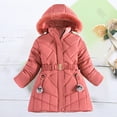 thumbnail image 7 of Qingpeng Toddler Girls Boys Warm Winter Coats Kids Hooded Cotton Lightweight Jacket Thick Warm Waterproof Windproof Jackets, 7 of 7