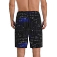 thumbnail image 3 of Easygdp Mathematica Science Men's Short Pajama Pants, Sleep Shorts, Household Pants, Casual Pants with Pockets - X-Large, 3 of 9