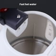 thumbnail image 4 of Arealer Car Electric Kettle, 150W 1000mL Portable Lighter Kettle for Travel, White, 4 of 7