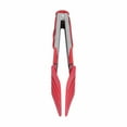 thumbnail image 1 of Steak Tongs, Pratique Compact Multi-Usage Durable Solide Pince à Aliments pour Tourner et Transporter des Aliments pour Outil de Cuisson 12in Support Rouge, 1 of 8
