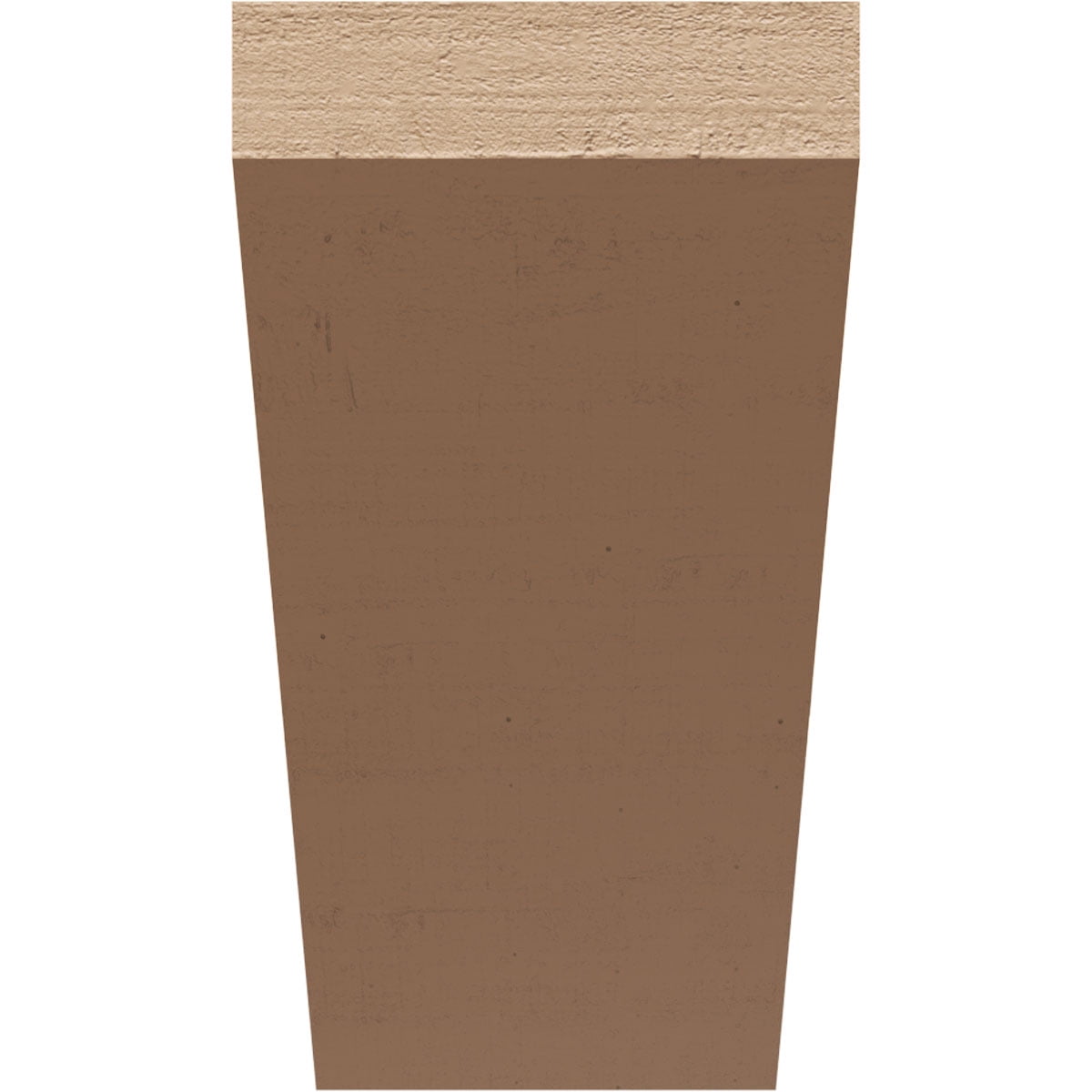 7"W x 14"D x 14"H Classic Concord Rough Cedar Woodgrain TimberThane Corbel, Primed Tan