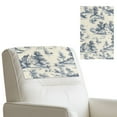 thumbnail image 2 of Xoenoiee Toile De Jouy House Print Leather Sofa Headrest Covers Non Slip Headrest Protector for Recline Chair, Waterproof Head Rest Cover For Recliner Furniture Slipcovers, 1 Pack, 2 of 7