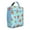Sky-blue-2, variant on Watermelon Lover Insulated Lunch Bag – Tropical Summer Fruit Print with Sunshine and Geometric Design, Waterproof Thermal Bento Cooler for Beach, Picnic, or Work