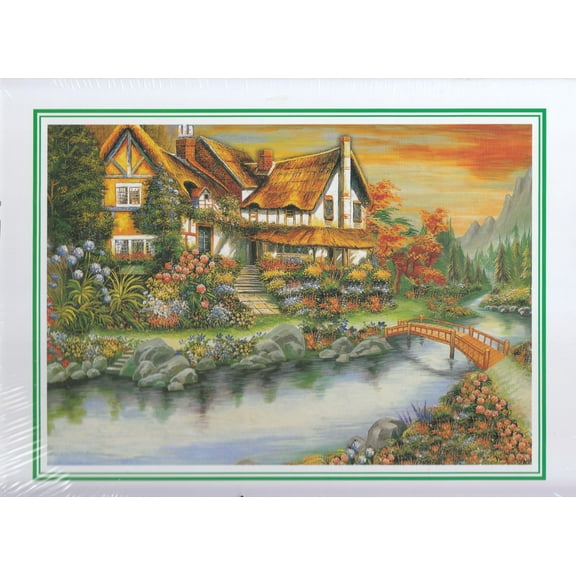 House By the Stream 500 Piece Puzzle