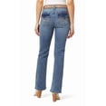 thumbnail image 2 of Juniors' WallFlower Luscious Curvy Insta Stretch Mid Rise Bootcut Jeans Color: Devan Size: 7, 2 of 4