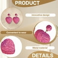 thumbnail image 3 of DESIGNICE 2Pcs Summer Earrings,Bohemian Style Statement Earrings for Women,Alloy Connecting Parts Small Stud Earrings for Women,Cute Earrings for Vacation、Leisure Occasions,Style5, 3 of 7