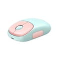 thumbnail image 2 of Mouse Inalámbrico FUNï¼‹ / Recargable / 2.4G & Bluetooth / 4 Niveles de DPI / Clic Silencioso / Ergonómico / 5 Botones / Compatible con Windows, macOS 10.5, Android iOS Linux y Chrome OS / Color Rosa, 2 of 3