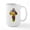 White, variant on CafePress - Cross Of Spring Flowers Mugs - 15 oz Ceramic Large White Novelty Mug