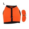 thumbnail image 4 of Justharion Small Pet Harness Wide Application And Comfortable To Wear Easy To Install And Remove Orange L, 4 of 6