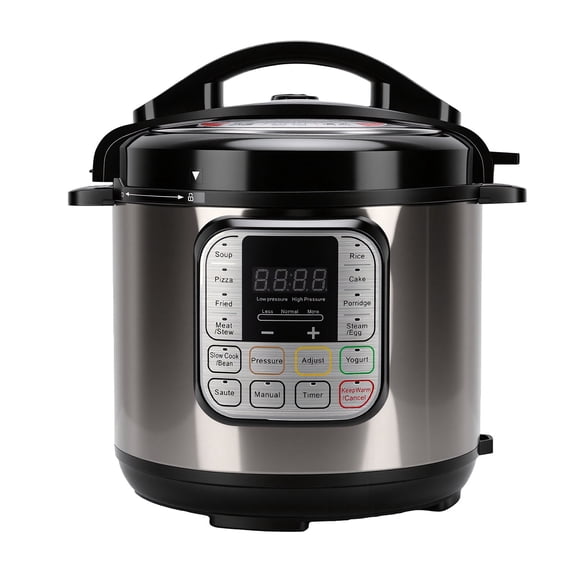 6.5QT Electric Pressure Cooker, 16 in 1 Multi Cooker Rice Cooker Slow Cooker Steamer Sauté Yogurt Maker Non-Stick Pot, Stainless Steel