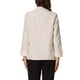 thumbnail image 3 of BLAZER DE OFICINA CHIC PARA MUJERES INSPIRADORAS, CON SOLAPA EN V, MANGAS LARGAS, TRAJE BLAZER TAMAÑO S, BLANCO CREMA, 3 of 6