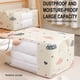 thumbnail image 4 of Quilt Storage Bag Large Capacity | Hand Luggage Moving Packing Organizer | Household Wardrobe Dustproof Holder | Bedding Blanket Clothing | Heavy Duty | 1 Pack | Spacious Durable Portable, 4 of 9
