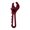Red, variant on 3AN-16AN Adjustable Fitting Wrench Lightweight Black Aluminum Tool Spanner