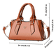 thumbnail image 2 of Bolsas De Tela Bolso De Hombro Xtellar cafe Para Mujer Cuero, 2 of 3