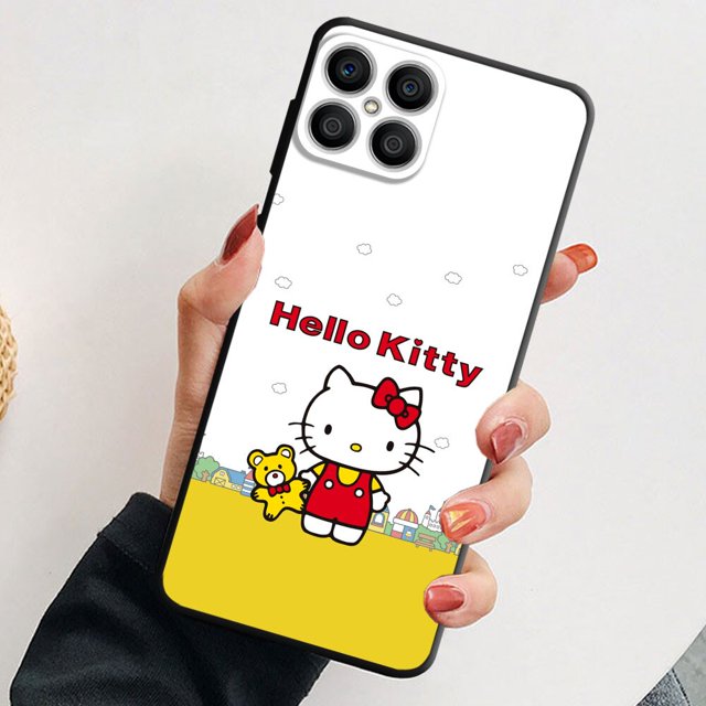 Funda de armadura de silicona Hello Kitty Cat para Honor 9X Pro 50 Pro 60 Play 9A 20 Lite X7 Magic4 Pro 8X 20i 30i X8 X9 5G Magic4