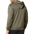 thumbnail image 2 of Hanes Men's and Big Men's Sport Performance Fleece Full-Zip Hoodie, Up to Size 2XL, 2 of 2