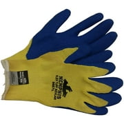 Kevlar stiched glove, Bear Kat w/ Blue latex palm (1 pair) Large Size