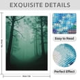 thumbnail image 3 of Diamond Art Kit for Adults, Foggy Enchanted Forest Pathway Diamond Painting for Adults Beginners, 5D DIY Diamond Art Painting Kits, Colorful Diamond Painting Craft for Home Decor 12x16, 3 of 7