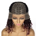 thumbnail image 2 of sedittyhair Short Bob Dreadlocks Square Knotless Braided Wigs 14 Inches Burgundy Color Locs Crochet Natural Braiding Hair Artificial Wig for Black Women with Baby Hair 1B/Bug Color, 2 of 6