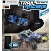 Trail Racers Blue 4 x 4 High Speed Off-Road RC - 1:32 Scale