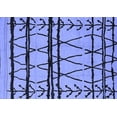thumbnail image 1 of Ahgly Company Machine Washable Indoor Rectangle Solid Blue Modern Area Rugs, 3' x 5', 1 of 4