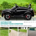 thumbnail image 6 of iRerts Black 12v Kids Electric Cars, Licensed Dodge Charger Kids Ride on Cars with Remote Control, Battery Powered Ride on Toys with Bluetooth, Music, USB, MP3, 4 Wheel Suspension, 6 of 8