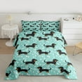 thumbnail image 2 of Manfei Kawaii Dachshund Kids Bedding Comforter Set, Cute Cartoon Dog Twin Comforter Sets, Animal Lover Reversible Bedding Set, Super Cozy Room Decor, 2-Piece, 2 of 8
