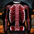 thumbnail image 2 of JIAYUE Sweatshirt For Girls Casual Soft Long Sleeve Halloween Themed Print Crew Neck Hoodless Tops For Fall Winter Loose Fit Daily Outdoor Play And Festive Party Wear,3-4 Years, 2 of 4