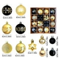 thumbnail image 3 of Christmas Decorations - 44PCS Glitter & Matte Christmas Balls Ornaments Shatterproof Christmas Tree Decorations Plastic Decorative Hanging Balls for Christmas Tree Holiday Wedding Party Home Decor, 3 of 3