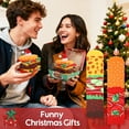 thumbnail image 5 of Funny Christmas Burger Socks Box for Men Women Teen Boys - Funny Hamburger Novelty Crazy Silly Cool Food Sock Gifts for Food Lovers -Fun Birthday Holiday Xmas Gag Gift Ideas Stocking Stuffers, 5 of 7