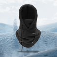 thumbnail image 4 of xiaxaixu Men Winter Plush Riding Hat Warm Slouchy Thick Cap Balaclava with Face Protector, 4 of 5