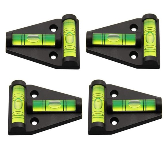 Nivel T Bubble Spirit Levels LAIESYA para autocaravanas y autocaravanas (4 unidades)