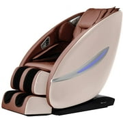 BestMassage Shiatsu Massage Chair Full Body and Recliner Zero Gravity Electric with Built-In Heat Therapy Airbag Massage System Foot Roller Vibrating SL-Track Stretch HIFI Speaker for Office Home, Brown