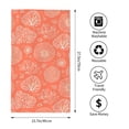 thumbnail image 2 of Fotbe Beautiful Corals Pattern Premium Towels , (27.5x16in) Lightweight and Highly Absorbent Quick Drying Microfiber Towel, Perfect for Daily Use, 2 of 6