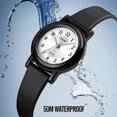 thumbnail image 5 of SKMEI 1659 Thin PU Leather Strap Quartz Watch for Ladies, 5 of 5