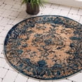 thumbnail image 1 of Unique Loom 3144472 8 x 8 ft. Brent Dorchester Round Rug, Blue, 1 of 1