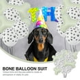 thumbnail image 3 of MasteelfCA 1 Set Lovely Bone Shaped Balloons Scene Balloon Decors Dog Paw Pattern Balloons, 3 of 7