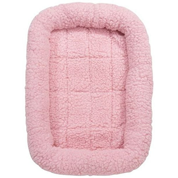 Slumber Pet Sherpa Crate Dog Beds Soft Plush Comfortable Bed For Dogs Choose Size Color Small Sky Blue Blue S