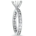 thumbnail image 4 of Pompeii 1 1/2ct Diamond Eternity Engagement Setting Mount Ring (G/H,I1), 4 of 4