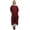 Maroon, variant on Bimba Women's Chic Boho Style Maxi Long Kaftan With Pockets Rayon Coverup-4