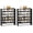 Black-1, variant on SolaceHue 3-in-1 Vertical Shoe Rack, 6-Tier Free Standing Shoe Storage Organizer w/Stackable Design for 18 Pairs, 31 Inch Wide Wood Shoe Shelf for Closet, Entryway, Living Room, Office, White
